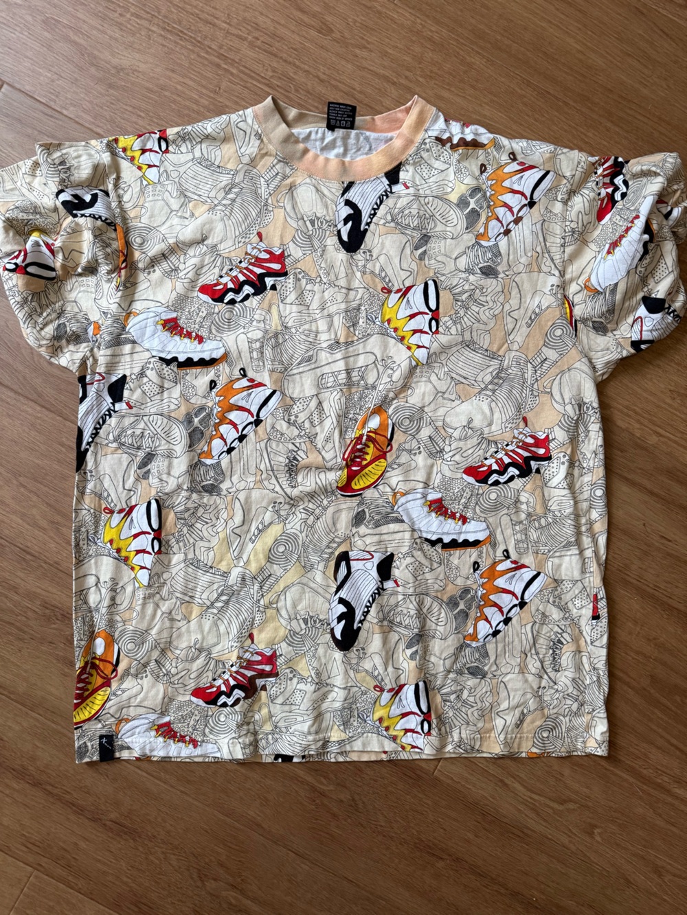 Vintage 90s Xers AOP Sneakerhead Shirt 4XL Big Tall Streetwear